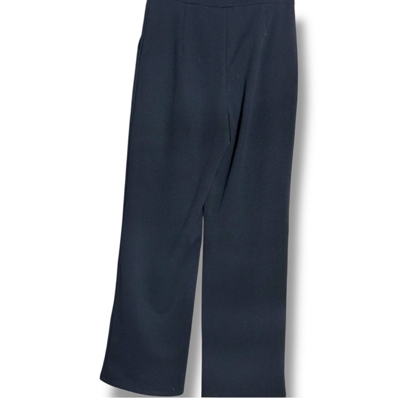 H&M Chic Black Comfortable Cropped Boot Leg High Waisted No Closure Trousers - Picture 16 of 16